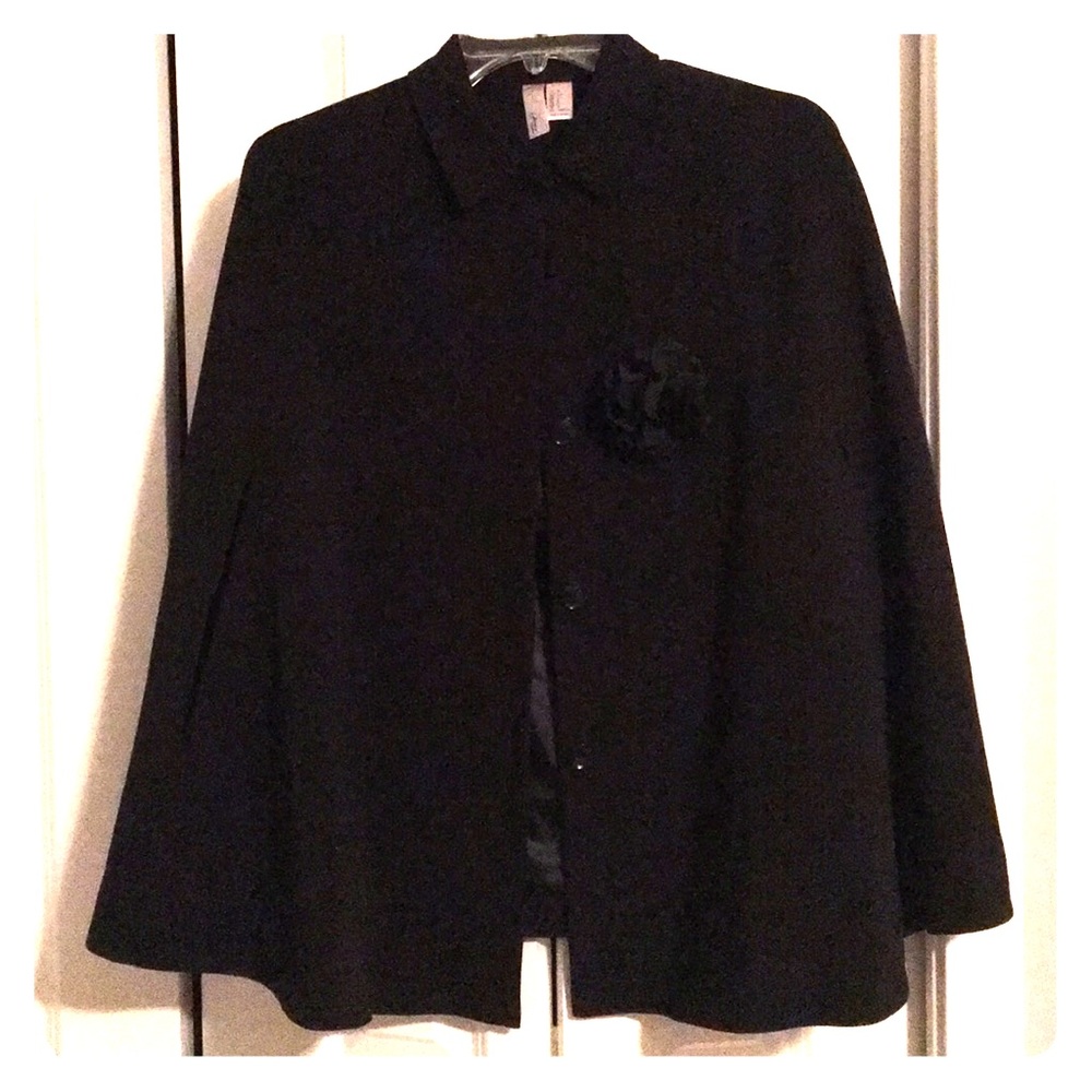 Black long cape